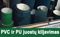 juostu klijavimas baneris